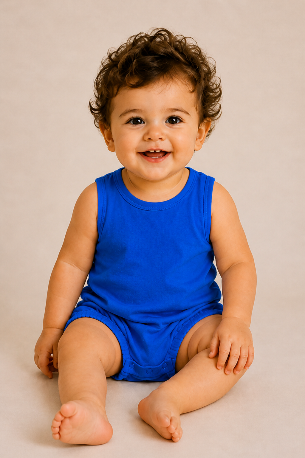 Unisex Baby Bubble Bodysuit – Cotton Blank for Embroidery & Boutique │ 4 Colors │ 3-6M–2T