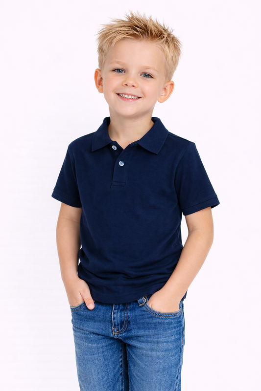 ARB Outlet  | Boy's Short Sleeve Polo Shirt | Embroidery Blank