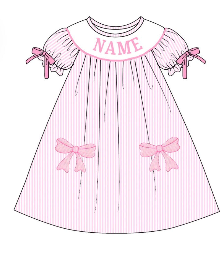 PO- CUSTOM Blushing Bows Dress