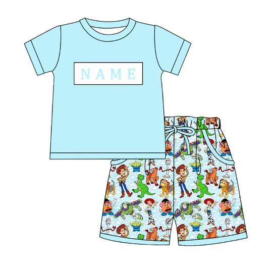 PO- CUSTOM Infinity Adventure Boys Shorts Set