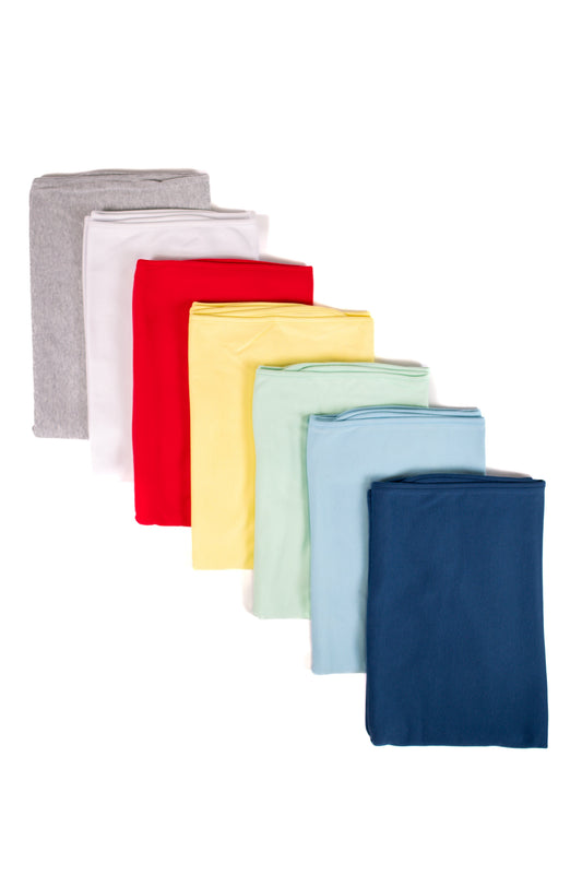 Plain Baby Blanket – Cotton Blank for Embroidery & Boutique │ 7 Colors │ 39” × 28”