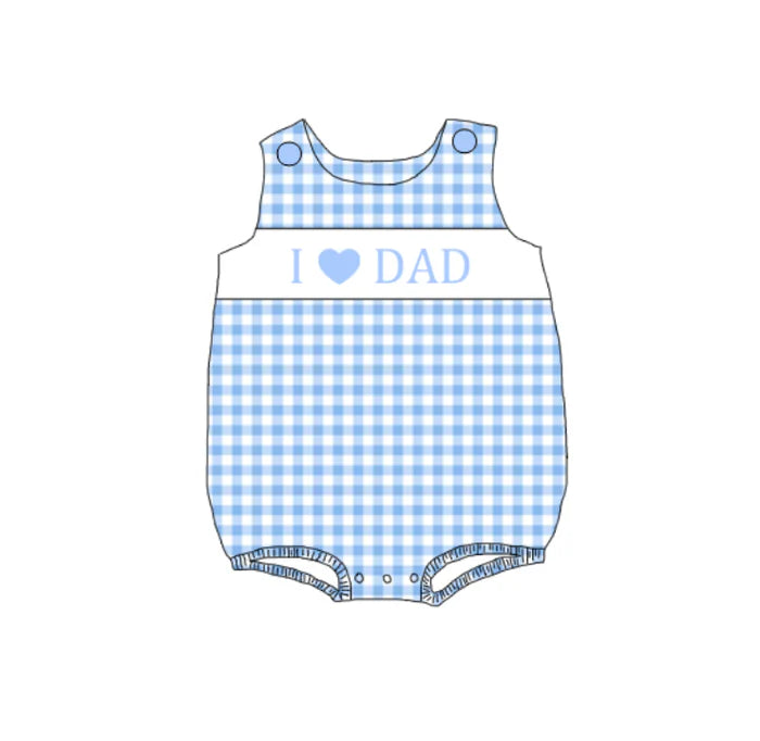 PO- I 🩵 Dad Boy Romper