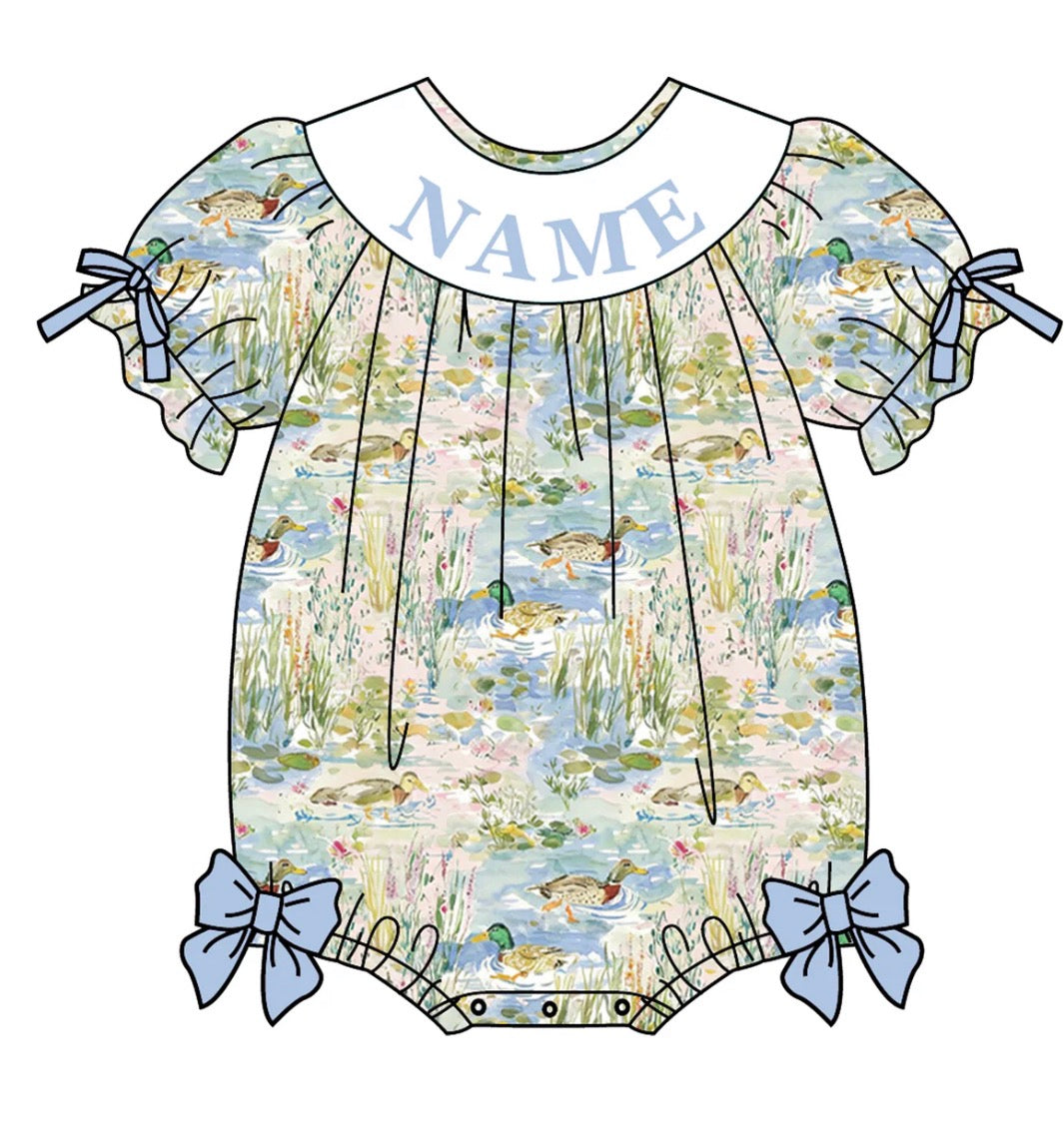 PO- CUSTOM Watercolor duck bubble