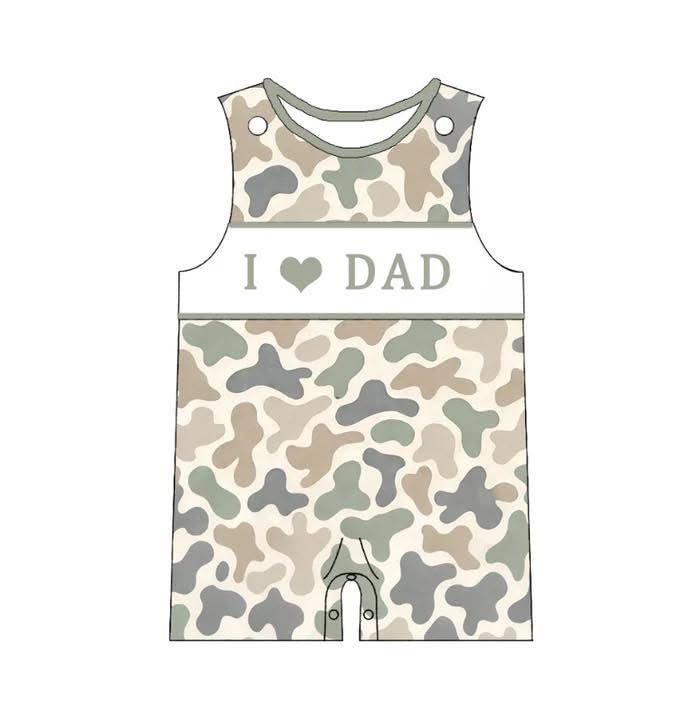 PO- I ❤️ DAD Camo Jon Jon