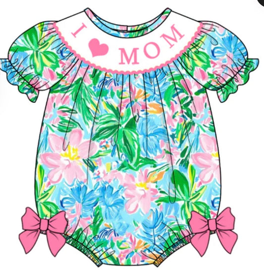 Little Love Blooms "I Love Mom" bubble