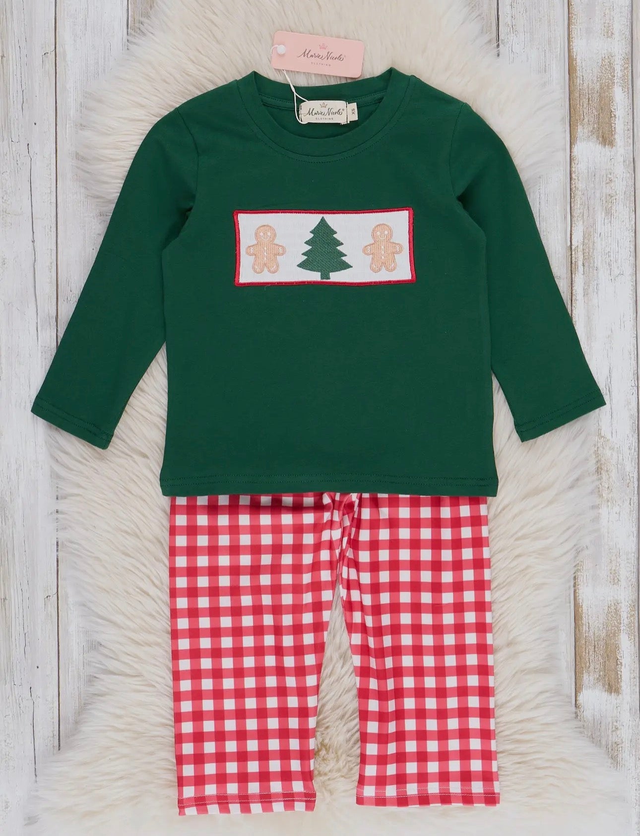 Gingerbread Dance Smocked Outfit