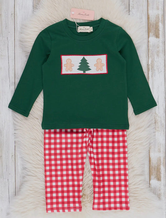 Gingerbread Dance Smocked Outfit