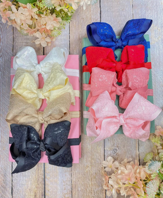 Chantilly Lace Classic Bow Headband