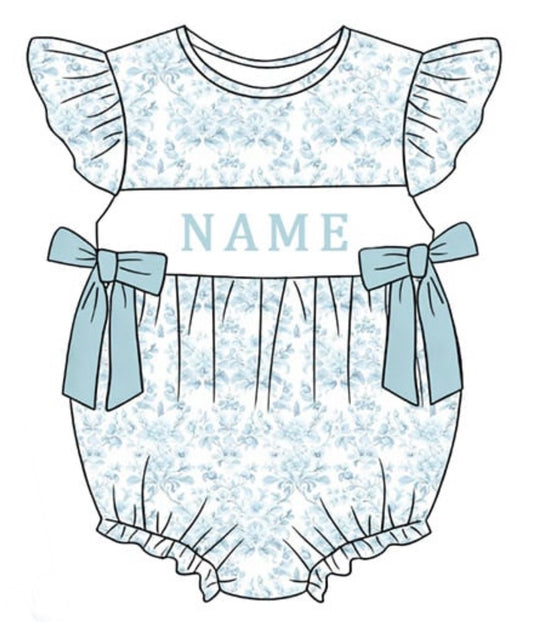 PO- CUSTOM Blue Blossom Toile