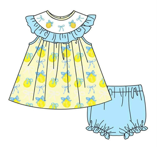 PO- Lemon Bloomer Set