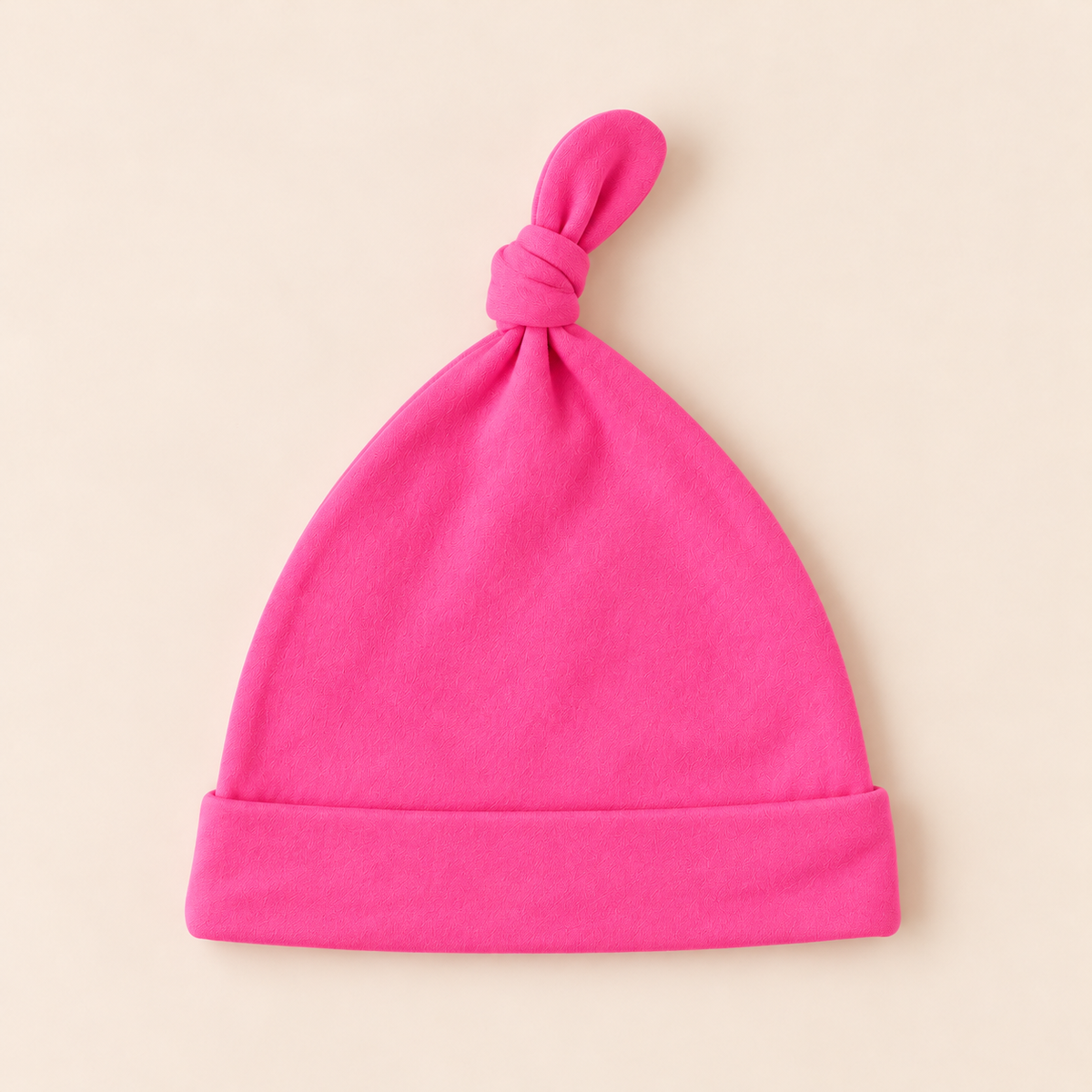 Baby Knot Hat – 100% Cotton Blank | 11 Colors | Embroidery & Monogram Ready | Newborn–3M