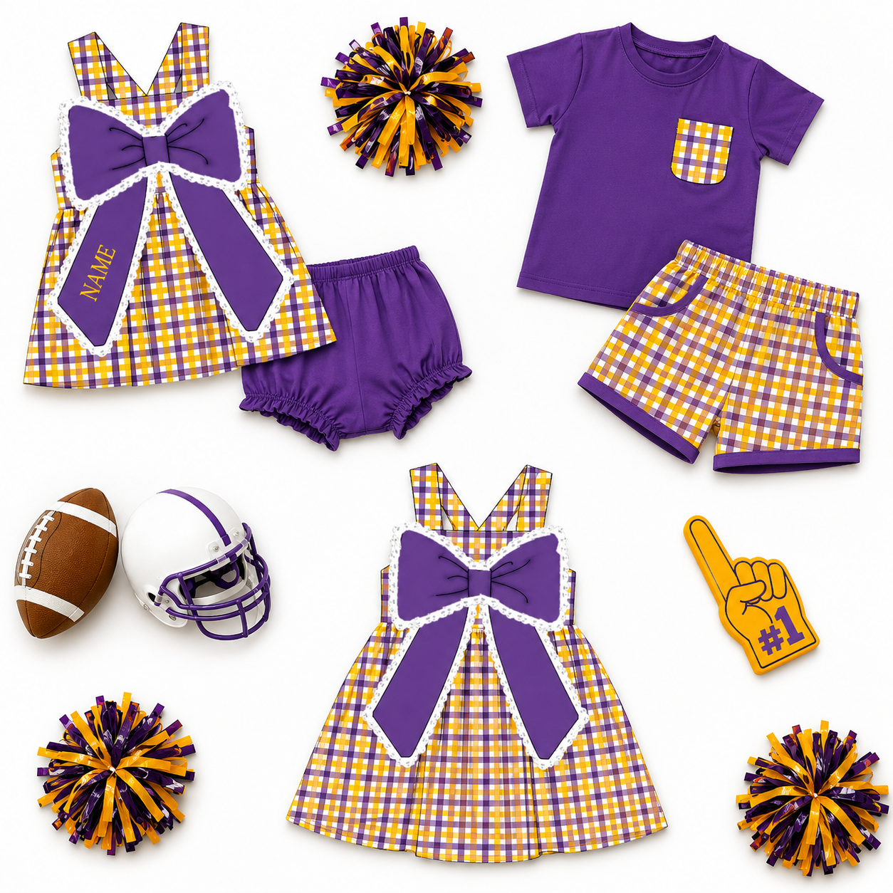 PO- Purple & Yellow Team Sets