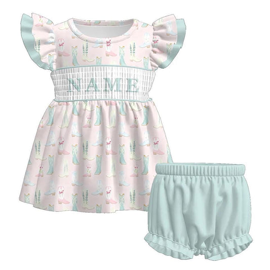 PO- CUSTOM Little Cowgirl Dreams Bloomer Set