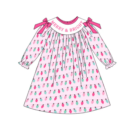 PO- Pink Merry & Bright Dress