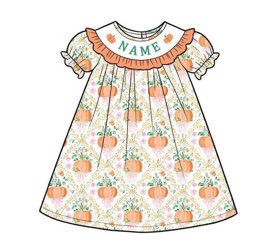 PO- CUSTOM Petals & Pumpkins Dress