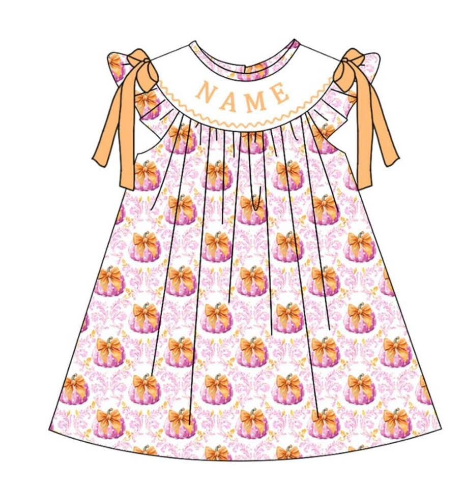 PO- CUSTOM Pumpkin Kisses Dress