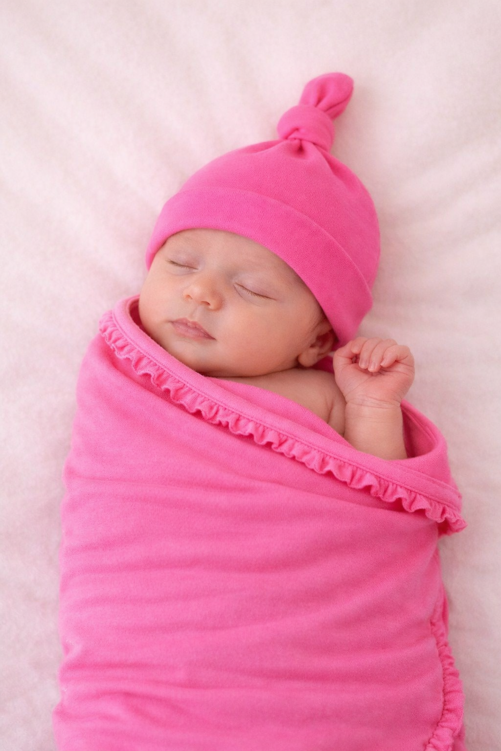 Baby Knot Hat – 100% Cotton Blank | 11 Colors | Embroidery & Monogram Ready | Newborn–3M