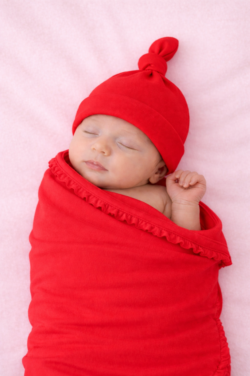 Baby Knot Hat – 100% Cotton Blank | 11 Colors | Embroidery & Monogram Ready | Newborn–3M