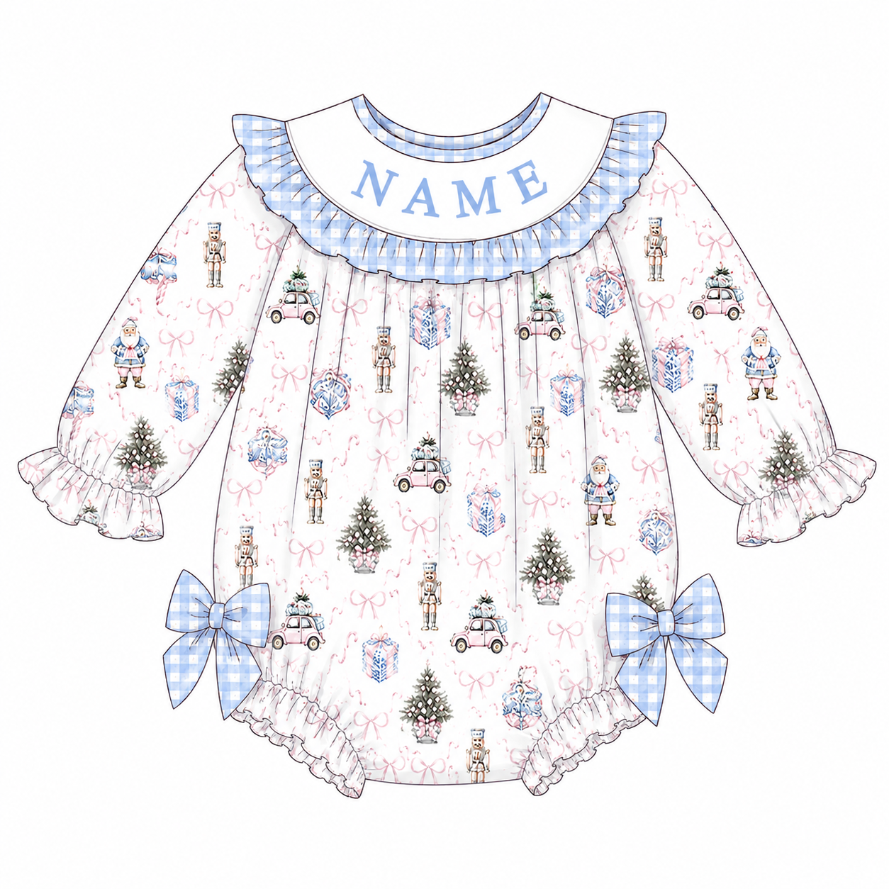 PO- Blue Heirloom Christmas Bubble
