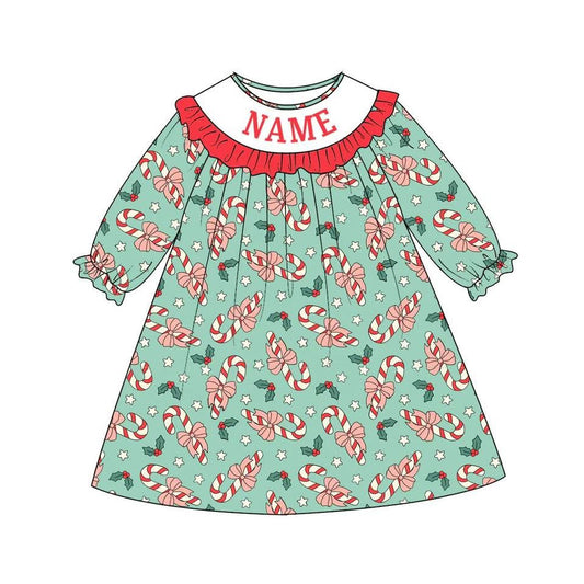 PO- CUSTOM Candy Cane Wishes Dress