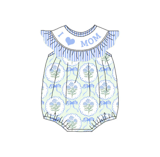 PO- I Love Mom floral Bubble