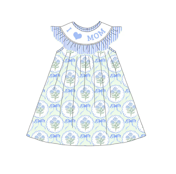 PO- I Love Mom Floral Dress