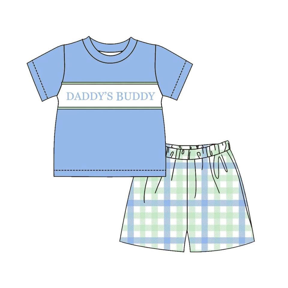 PO- Daddy's Buddy Boys Shorts Set