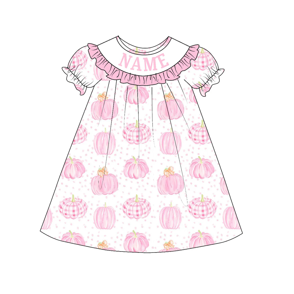 PO- CUSTOM Pink Pumpkin Dress