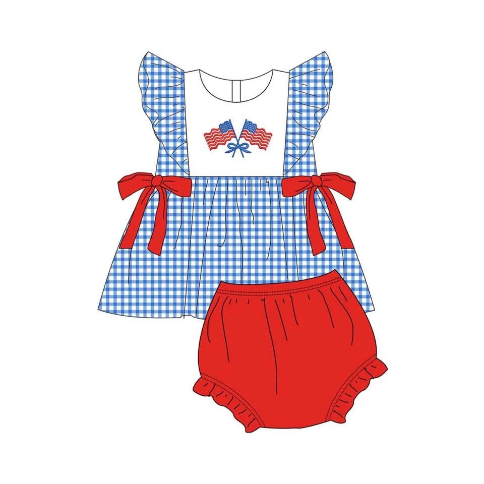 PO- Liberty Belle Gingham Bloomer Set