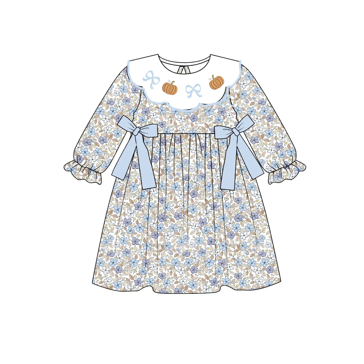 PO- Bluebell Pumpkin Dress