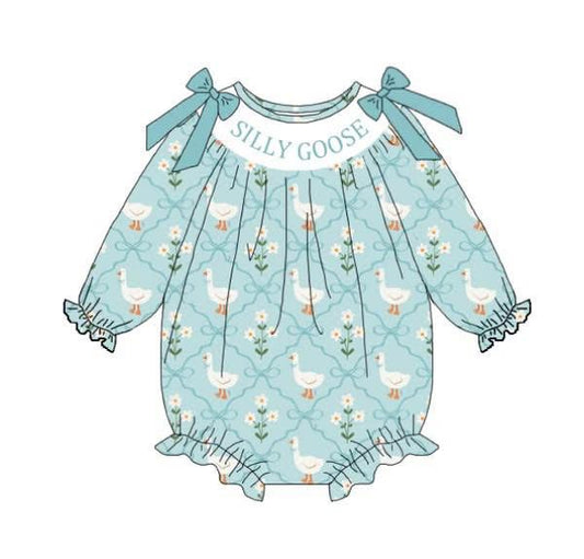 PO- Silly Goose Blue LS bubble