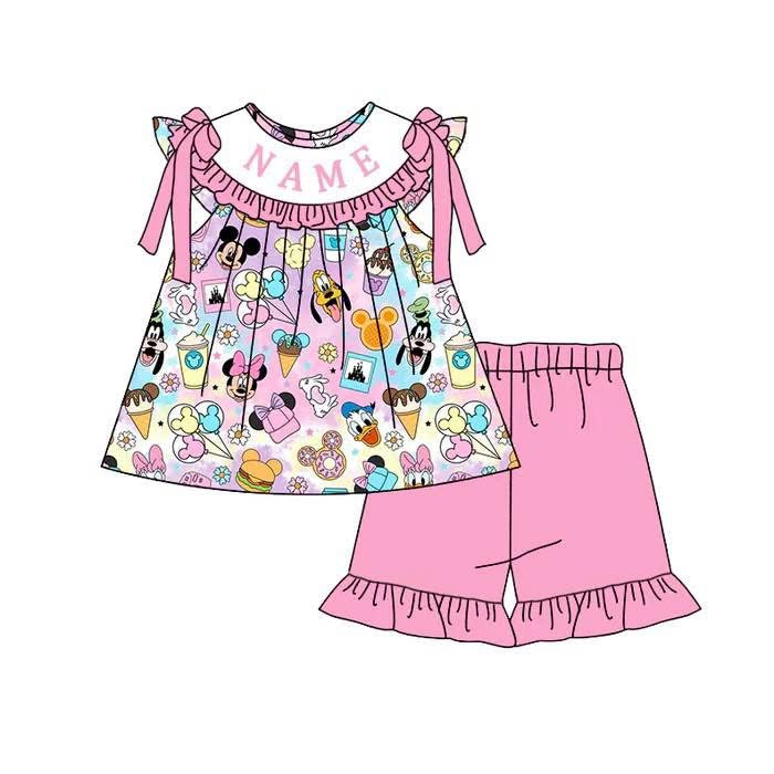 PO- CUSTOM Dreamland Delight Girls Shorts Set