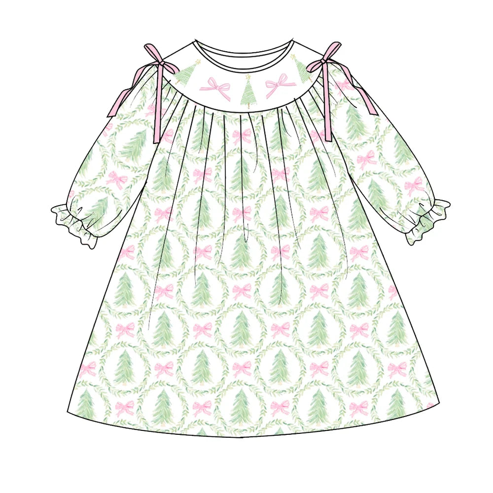 PO- Blush Evergreen Dress