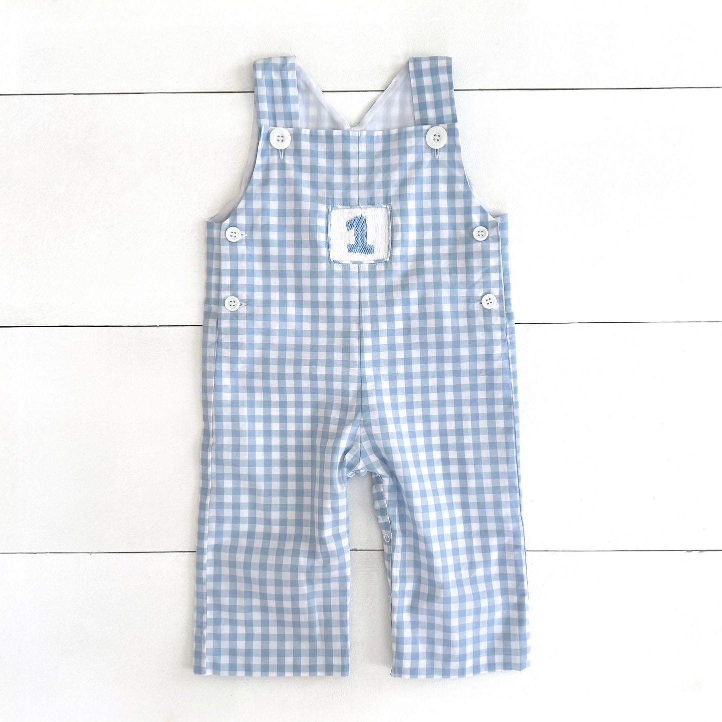 Baby Boy First Birthday Outfit | Smocked Birthday Jon Jon