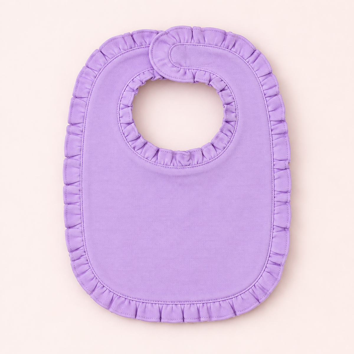 Ruffle Baby Bib – Cotton & Chenille Boutique Blank | 7 Colors | Embroidery & Monogram Ready