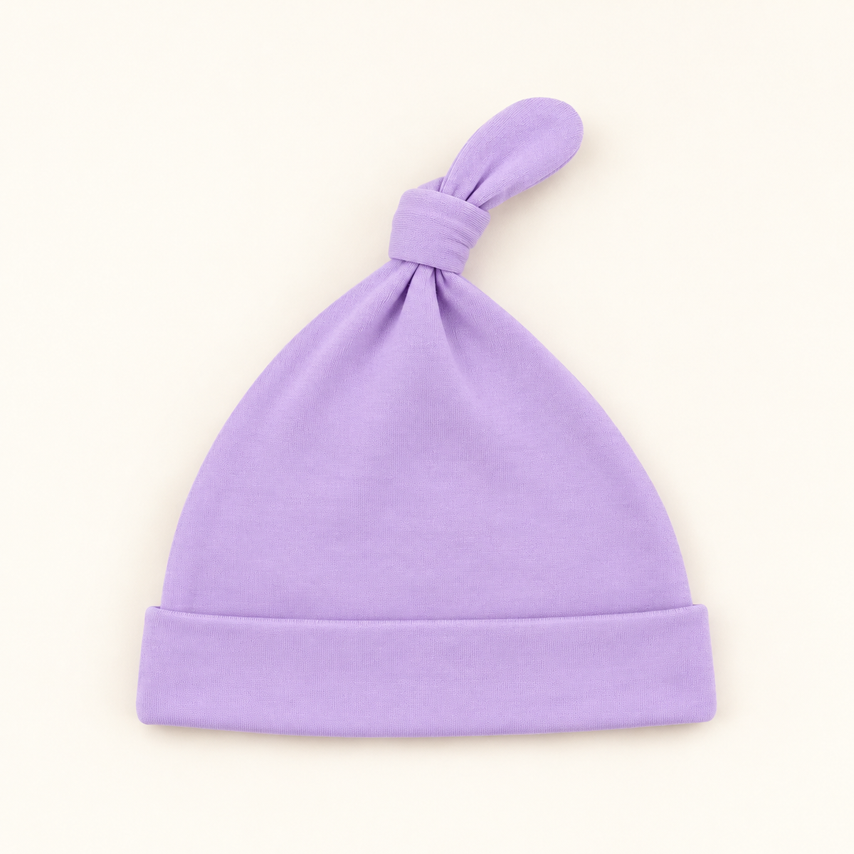 Baby Knot Hat – 100% Cotton Blank | 11 Colors | Embroidery & Monogram Ready | Newborn–3M