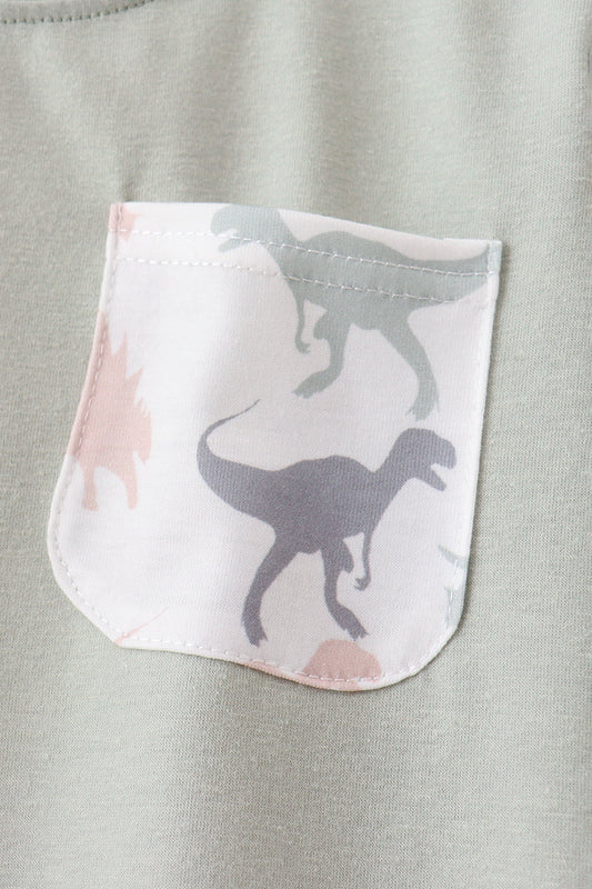 Green Dinosaur Set