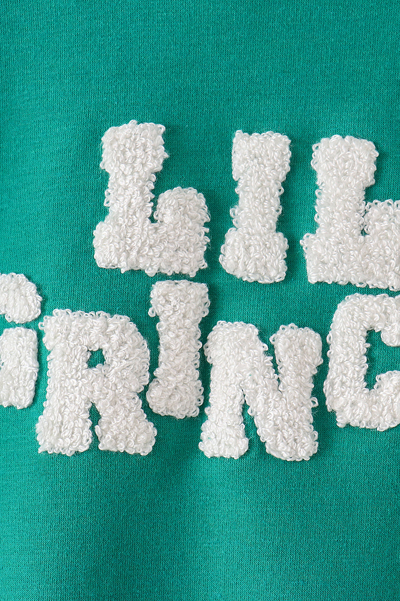 Green Grinch French Knot Mom&me Top