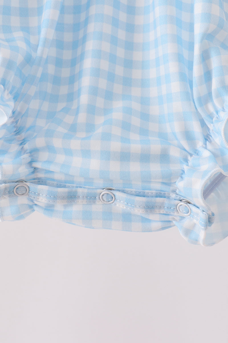 Blue Castle Embroidery Ruffle Bubble