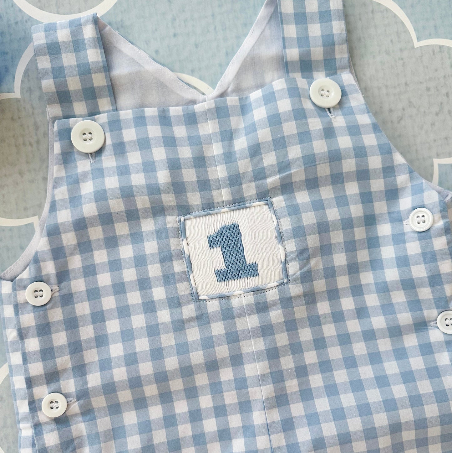 Baby Boy First Birthday Outfit | Smocked Birthday Jon Jon