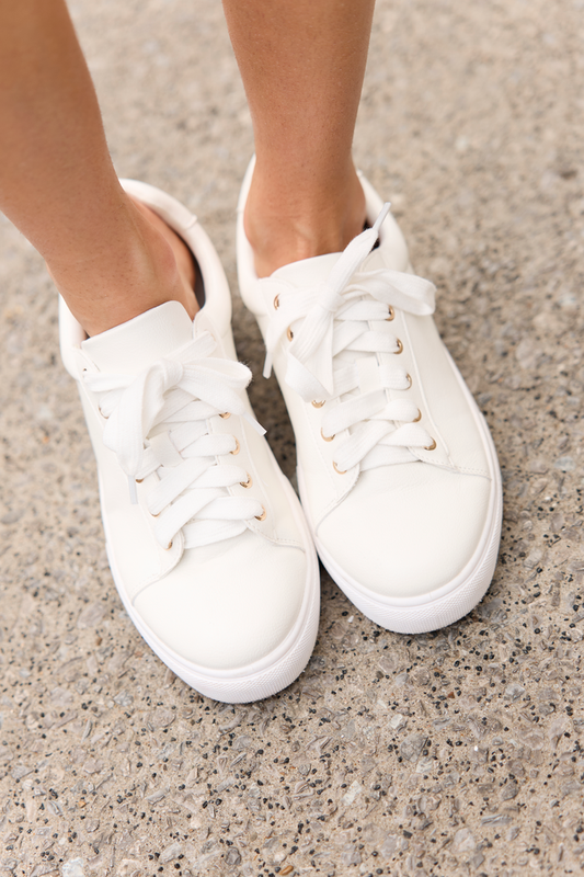Falon White Sneakers FINAL SALE
