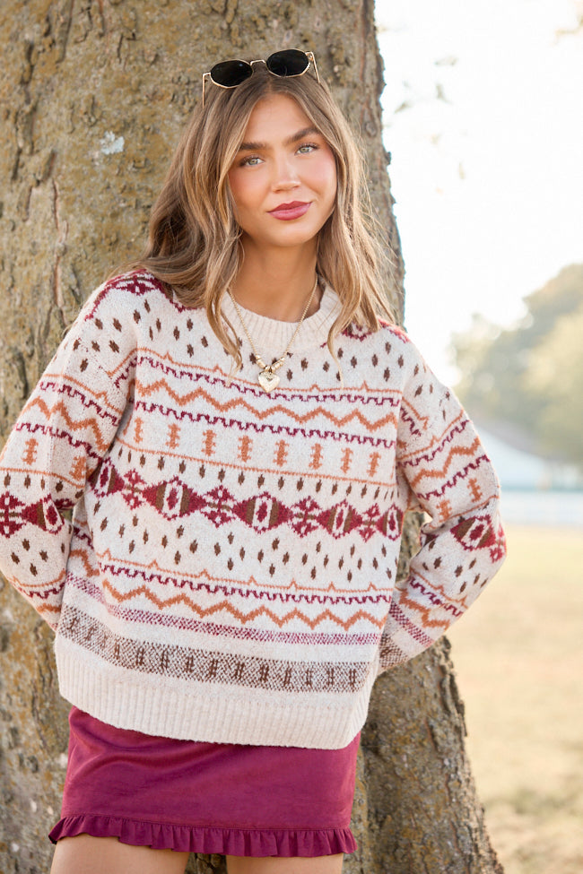 Fireside Stories Fair Isle Sweater