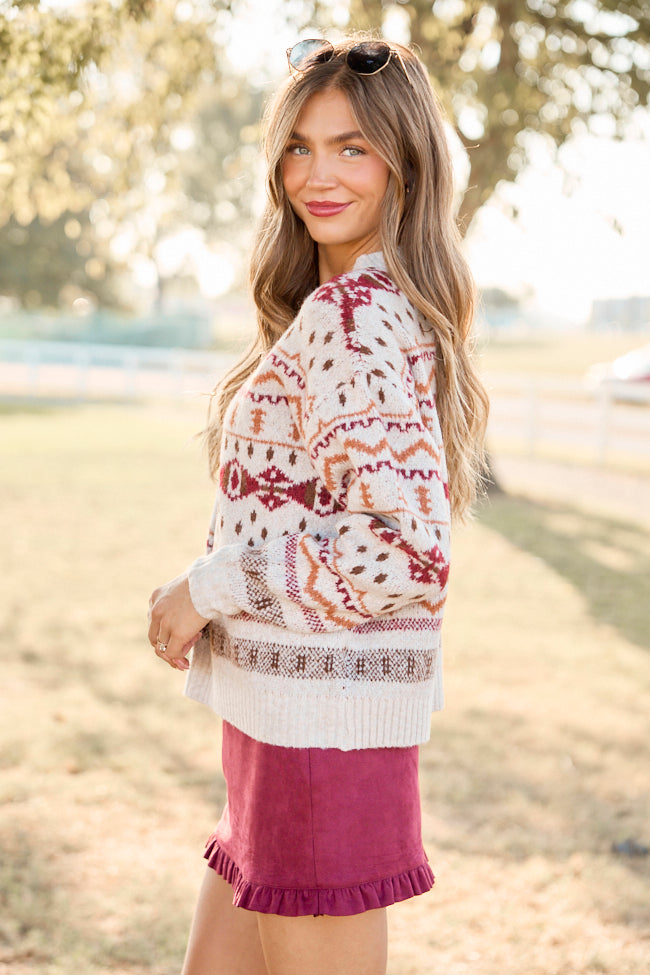 Fireside Stories Fair Isle Sweater