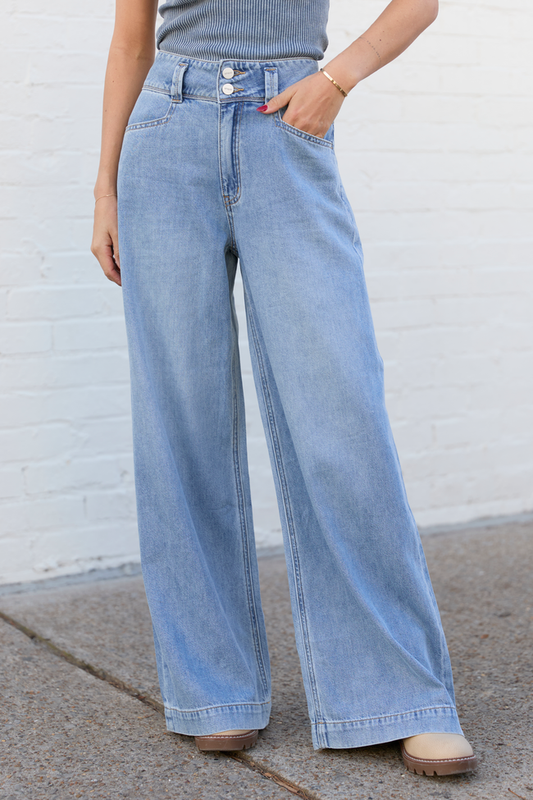 Desiree High Rise Wide Leg Jeans FINAL SALE