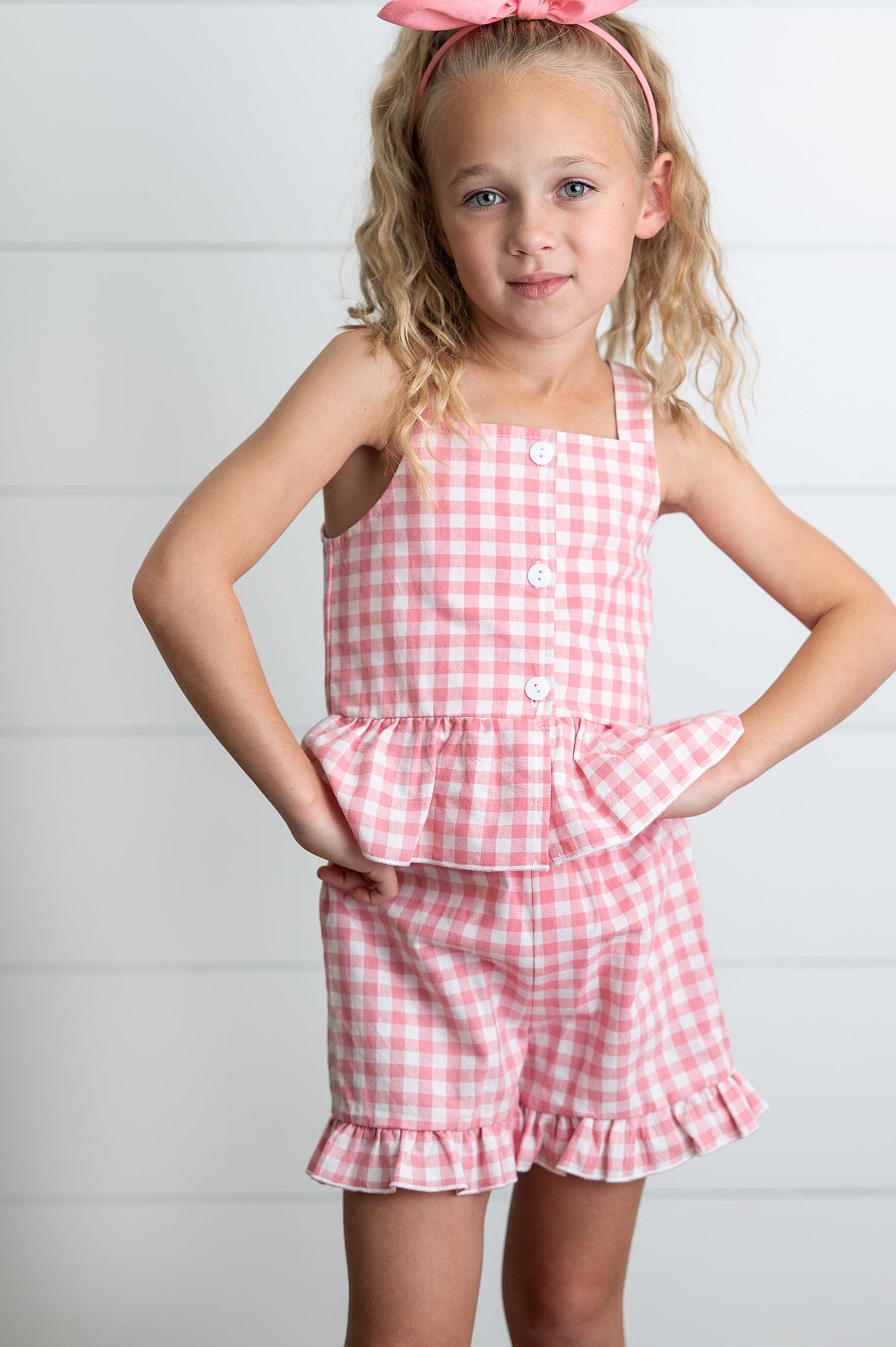 Pink Check Set