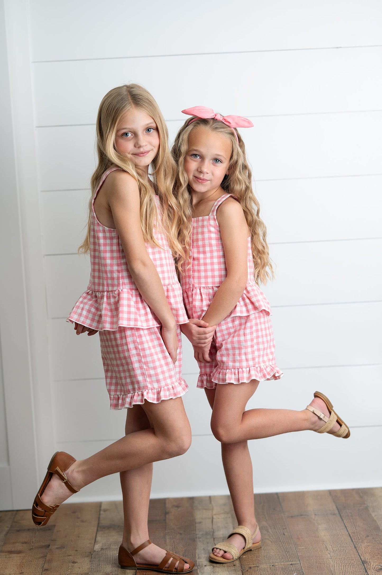 Pink Check Set