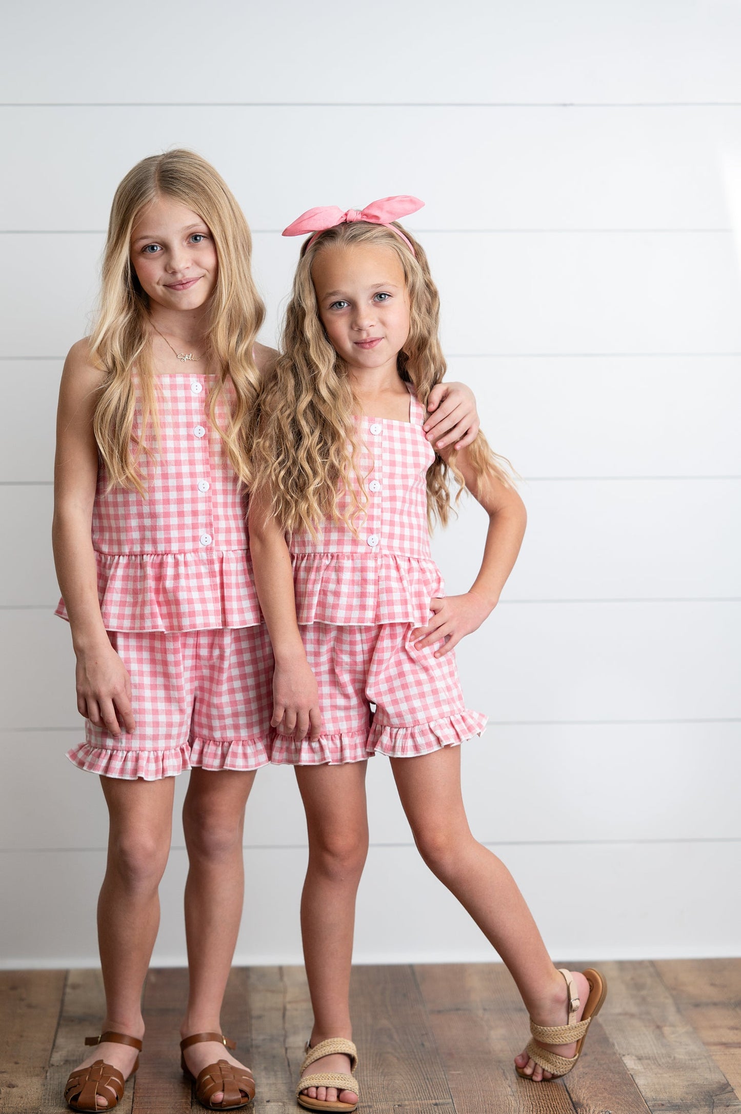 Pink Check Set