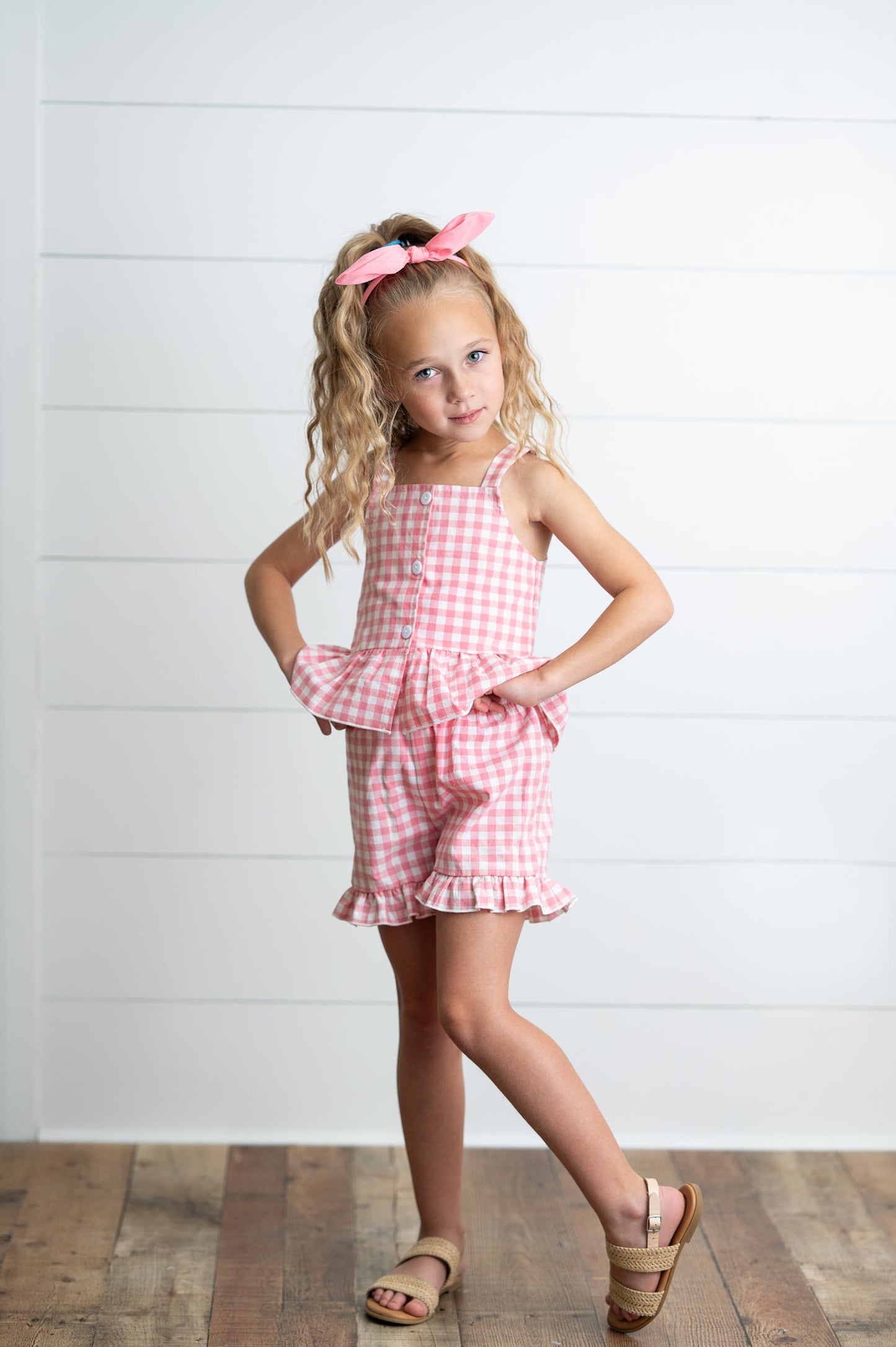 Pink Check Set