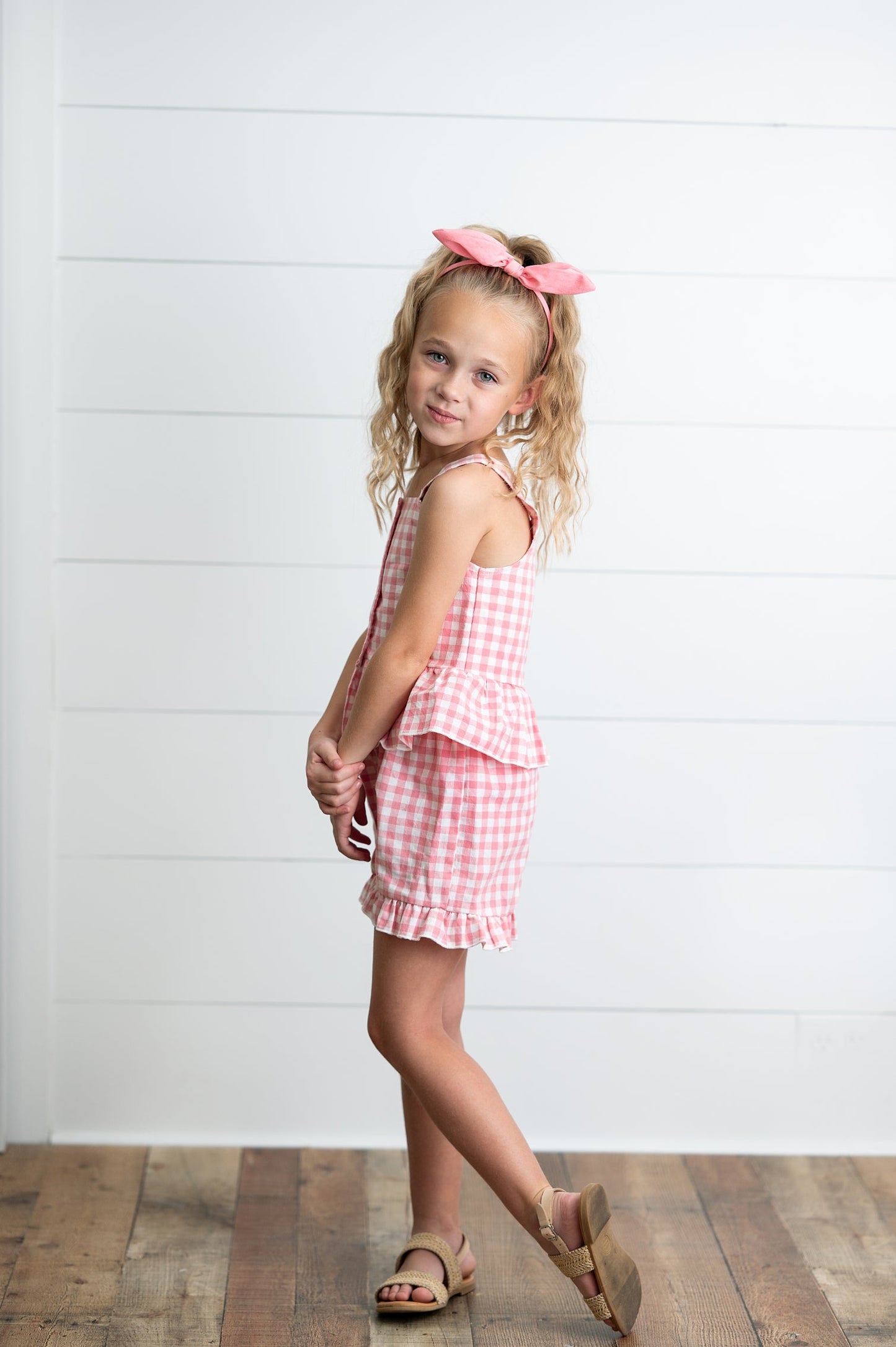Pink Check Set