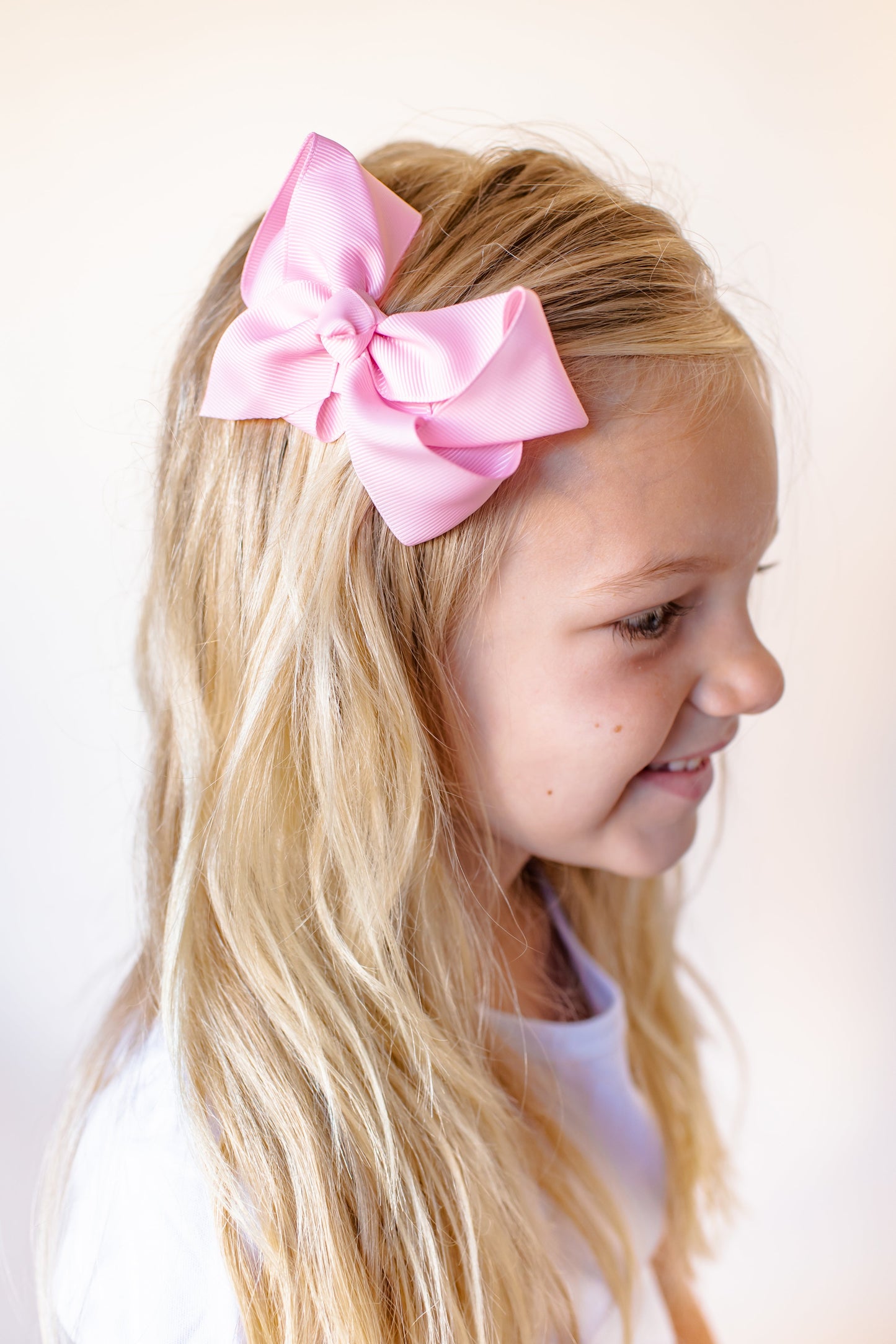 Boutique Solid Grosgrain Hair Bows – 38 Colors | 4", 6" & 8" | Alligator Clip | Girls & Toddlers